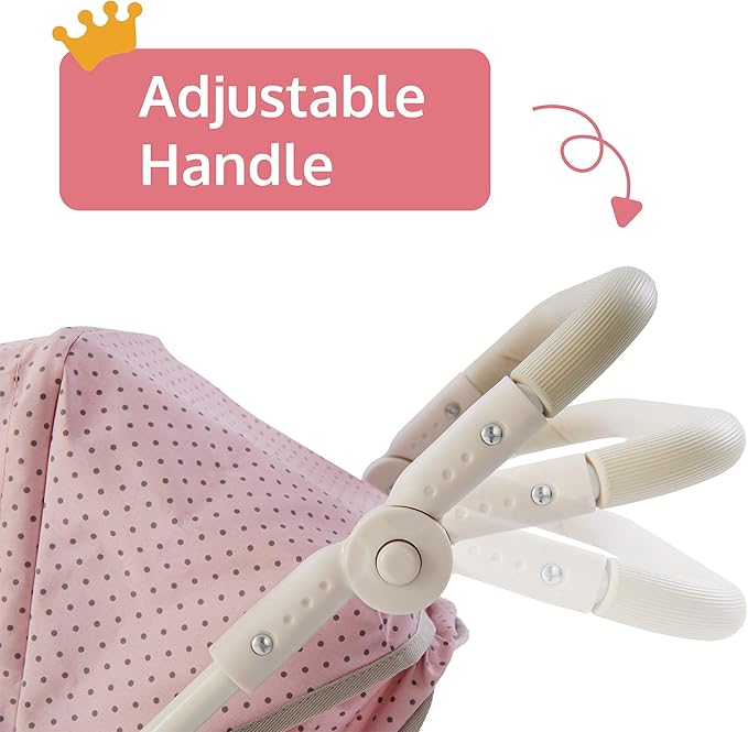 Olivia's Little World 2-in-1 Convertible Baby Doll Stroller - Image 2