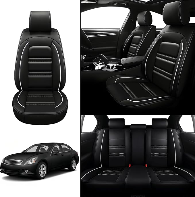 Seat Covers for Infiniti g37 2008-2013 | 5-Seats Leather Seat Covers - Image 2