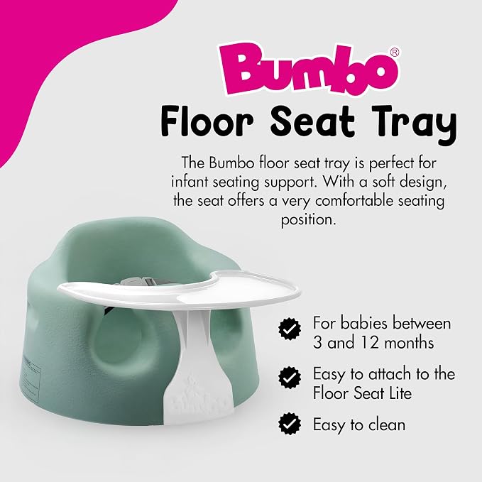 Bumbo Baby Floor Seat, Portable Infant Sit Up Activity & Eating Chair - Image 2