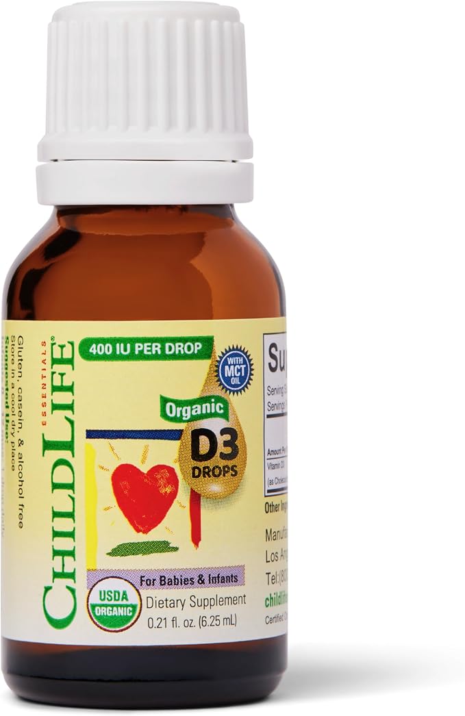CHILDLIFE Essentials Organic Vitamin D3 Drops by CHILDLIFEESSENTIALS