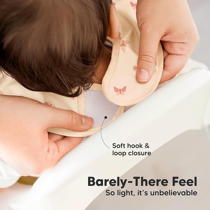3-Pack Waterproof Baby Bibs for Eating - Image 4