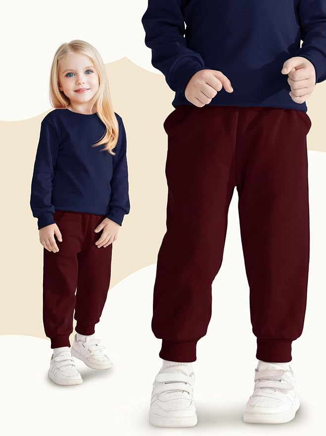 HXP 3 Pack Toddler Sweatpants Cotton Toddler Boys Girls Unisex Sweatpants Pants - Image 4
