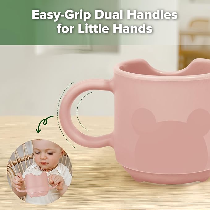 haakaa Silicone Toddler Cups, BPA Free Drop-Proof Training Cups - Image 6