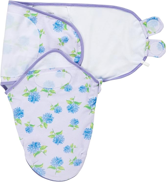 LollyBanks Baby Swaddles 100% Organic Cotton, 0-3 Months Baby Girl Swaddles by LollyBanks