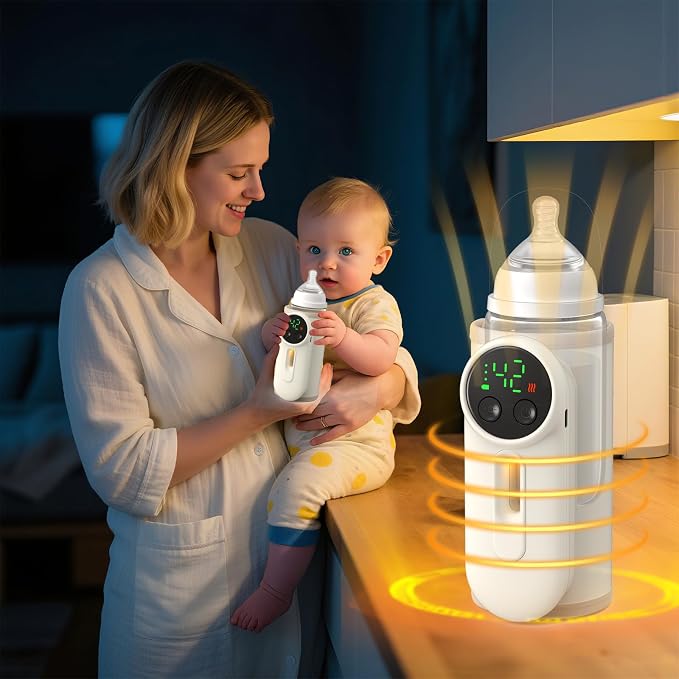 Portable Bottle Warmer for Baby Fast Baby Milk Warmer Multi-Function Milk & - Image 7