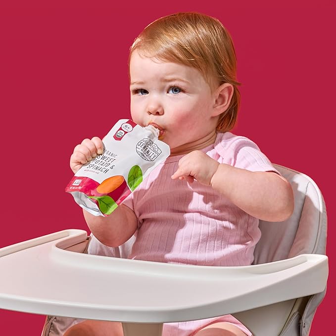Serenity Kids 6+ Months USDA Organic Veggie Puree Baby Food Pouches - Image 6
