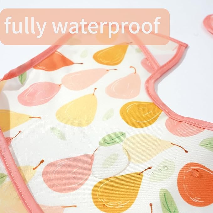 3-Pack Waterproof Baby Bibs for Eating - Image 6