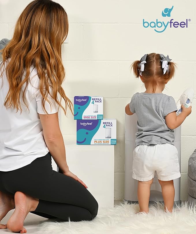 Babyfeel Refills for DEKOR PLUS Diaper Pails, 8 Pack, Exclusive 30% Extra - Image 6