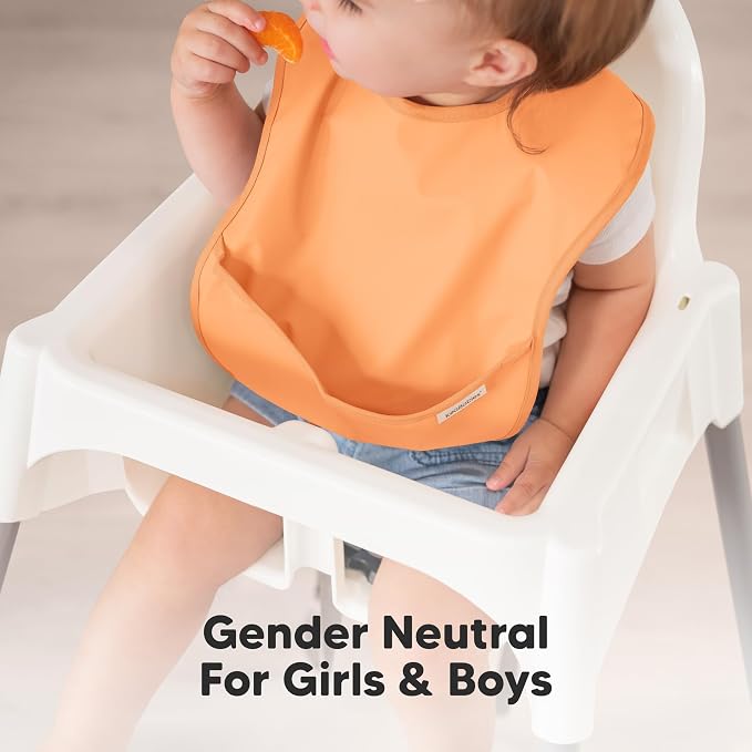 3-Pack Waterproof Baby Bibs for Eating - Image 8