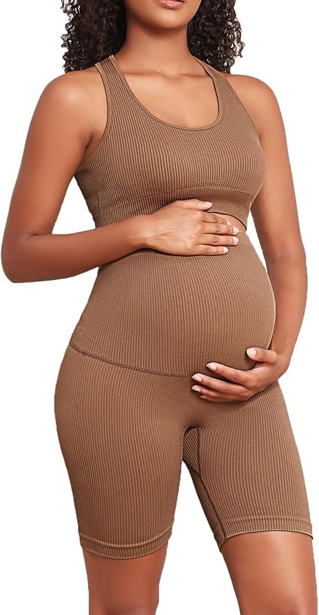 Women's Maternity 2 Piece Outfit Set by Lataly