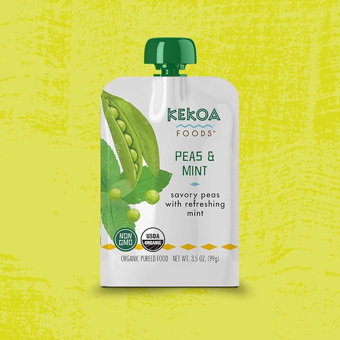Kekoa Foods 100% USDA Certified-Organic Vegetarian Baby Food Puree Variety - Image 6