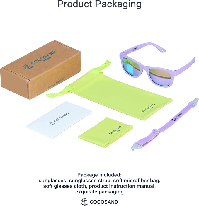 COCOSAND Flexible Baby Sunglasses - Image 2