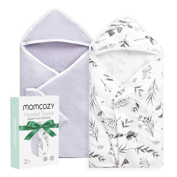 Momcozy Baby Hooded Towel-Made from Cotton, Suitable by Momcozy