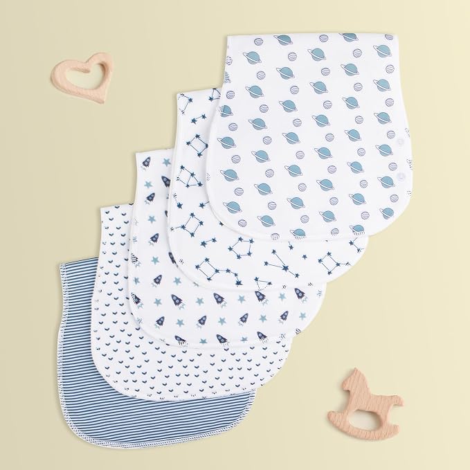 2-in-1 Burp Cloths and Baby Bibs - Image 5