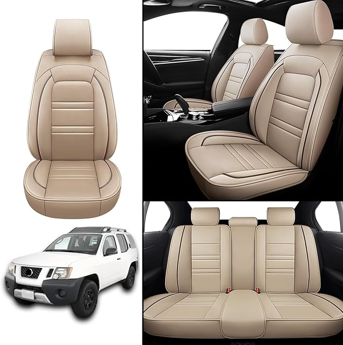 Seat Covers for Nissan Car Xterra 2000-2015 | 5-Seats Leather Seat Covers - Image 2