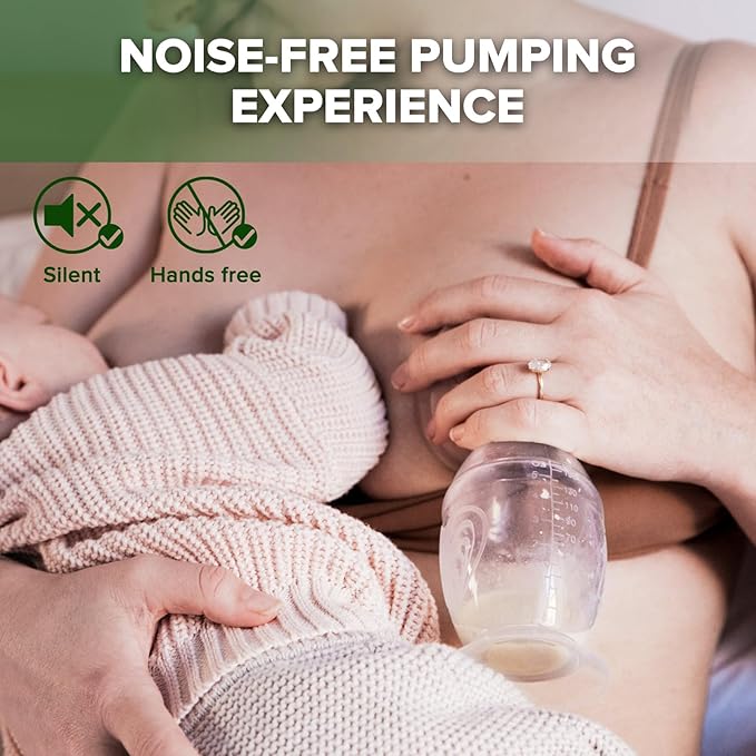 Haakaa Manual Breast Pump with Base 4 Fl Oz/100ml+Lid - Image 5