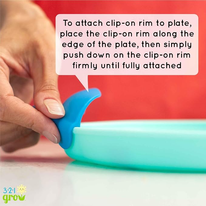 Silicone Easy Scoop & Hold Plate Set - Image 6