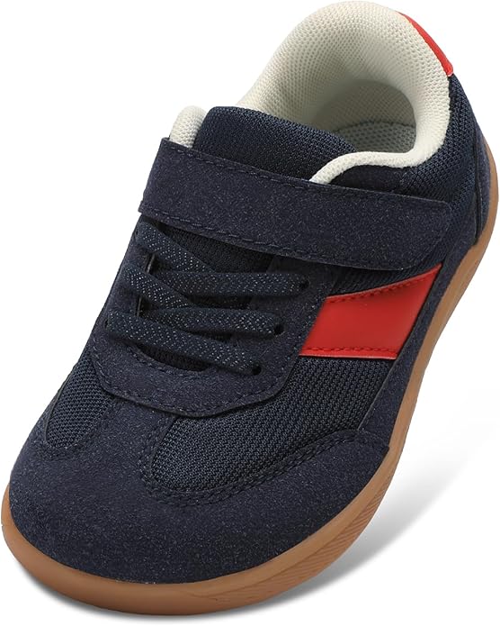 Toddler Wide Toe Box Shoes Zero Drop Minimalist Sneakers by Unknown