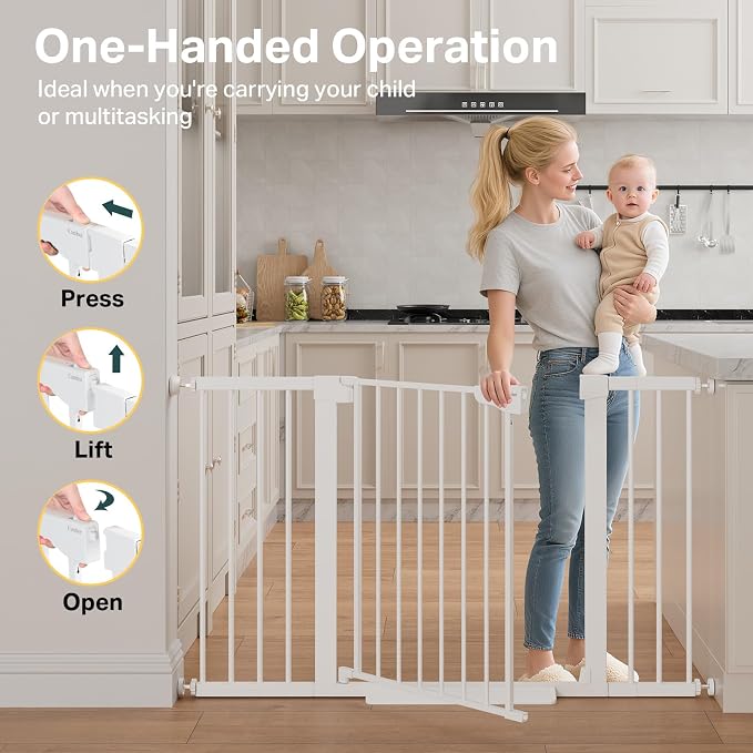 Cumbor 29.7"–51.5" Extra Wide Baby Gate - Image 7