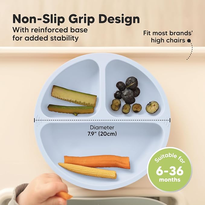 KeaBabies Suction Plates for Baby, Toddler - Image 4