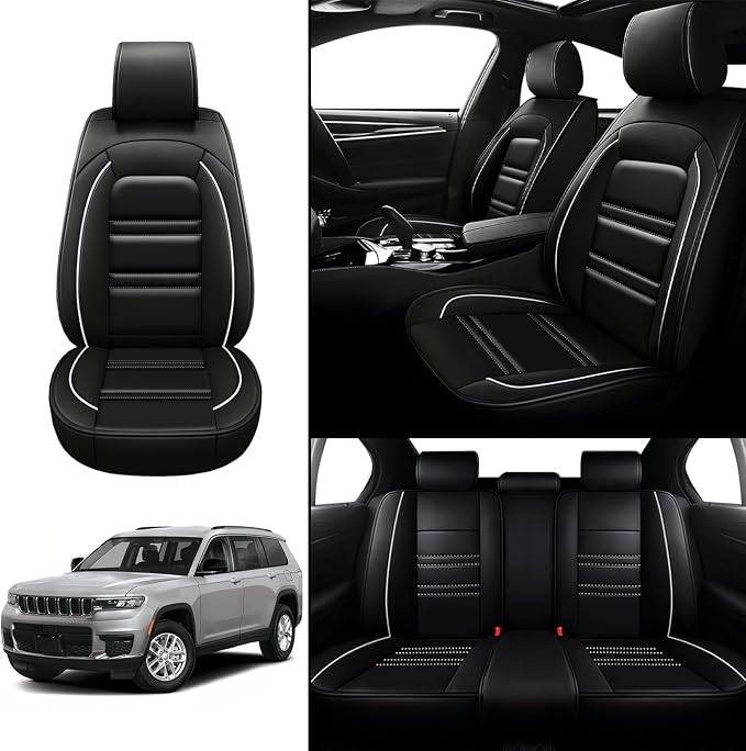 Seat Covers for JP Grand Cherokee 2011-2025 | 5-Seats Leather Seat Covers - Image 2