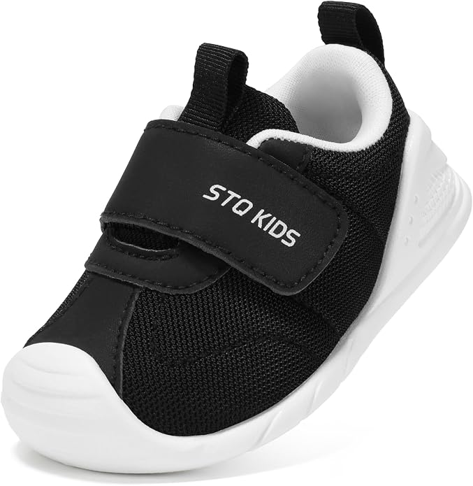 Baby Shoes Wide Toe Box Infant Boy Girl First Walker Shoe Toddler Crib Barefoot by STQKIDS