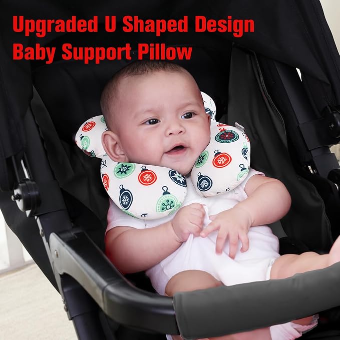 KAKIBLIN Baby Travel Pillow for Head and Neck, Upgraded Head Support Pillow - Image 3