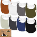 8-Pack Organic Baby Bibs for Boys, Girls by KeaBabies