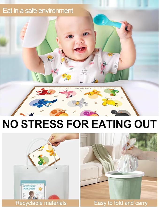 45 Pack Sticky Disposable Placemats - Image 5