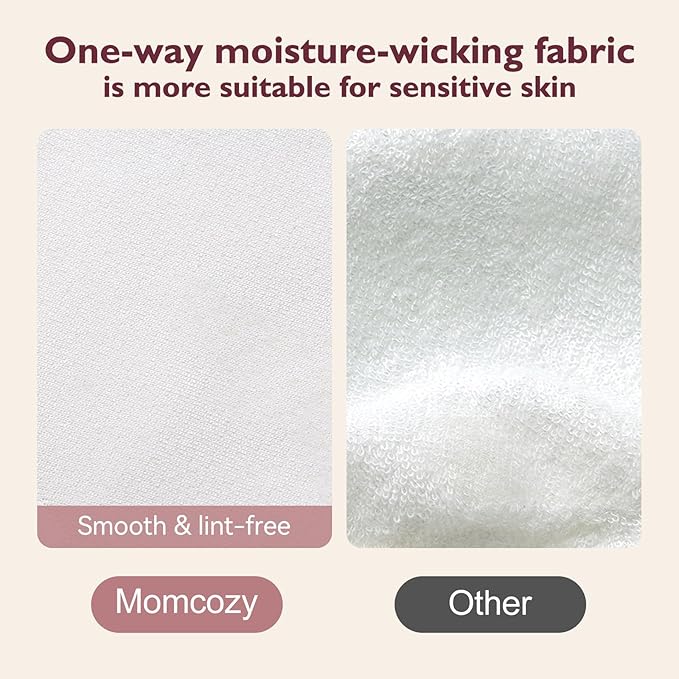 Momcozy Reusable Nursing Pads, Innovative Use of One Way Moisture-Wicking - Image 3