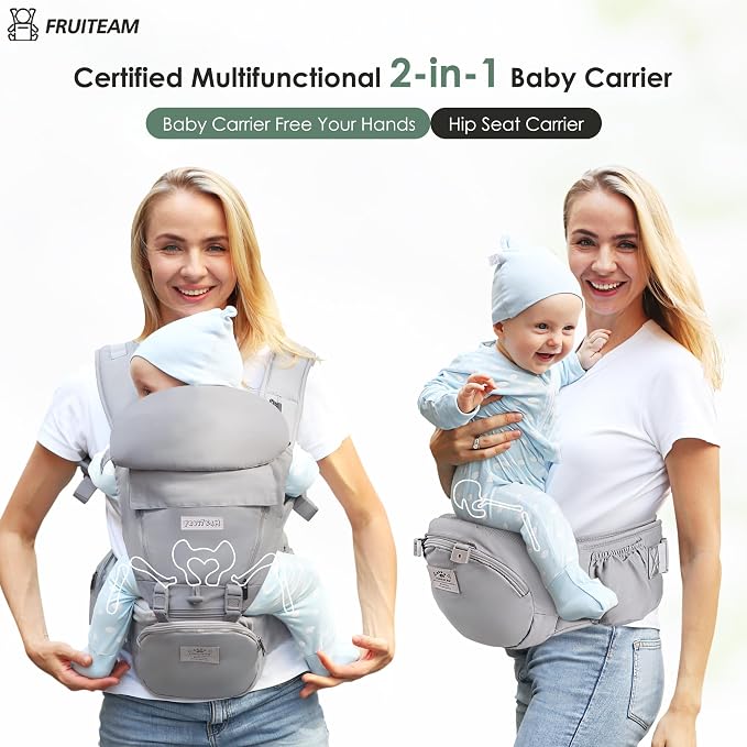 FRUITEAM Baby Carrier Newborn to Toddler - Image 3