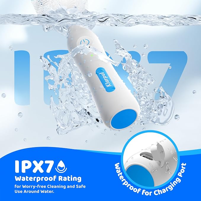 Electric Bottle Brush Cleaner, IPX7 Waterproof Baby Bottle Brush - Image 3