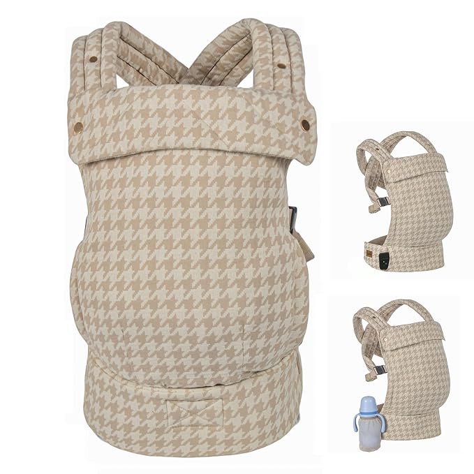 Baby Carrier for Newborns to Toddlers, 2025 Upgraded Houndstooth Adjustable by Unknown