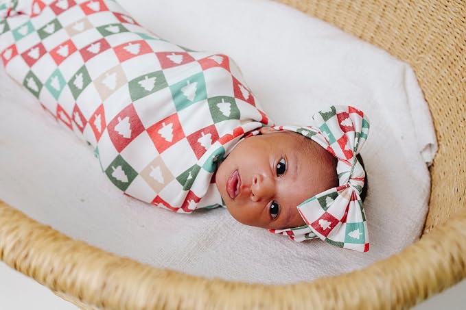 Copper Pearl Large Premium Knit Baby Swaddle Receiving Blanket 'Fraser' - Image 3