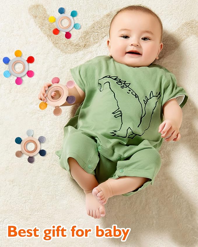 akolik Baby Teething Toys, Teething Relief Toy, BPA Free Baby Chew Toys Infant - Image 7