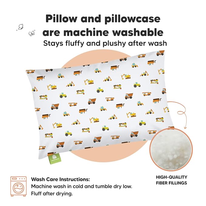 Toddler Pillow with Pillowcase - Image 4