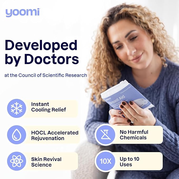 Yoomi Breast Aid™ Soothing Cryogel Pads - Image 2