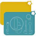 Moonkie Silicone Placemats for Baby & Kid, Stain-Proof Non-Slip Toddler Food by Moonkie