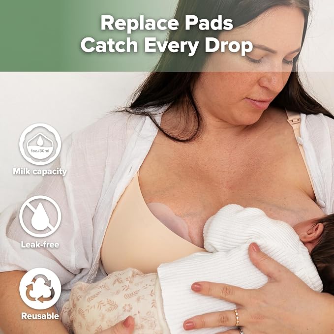 haakaa Petal Soft Silicone Milk Collector丨Discreet Leak-Protection Breast Milk - Image 2