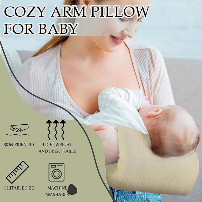 Baby Feeding Arm Pillow Breastfeeding Bottle Nursing Cozy Cradle Pillow - Image 3