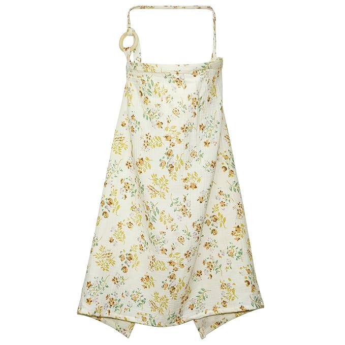 Muslin Nursing Cover for Baby Breastfeeding, Breathable 100% Cotton Privacy by DecorateYourLife