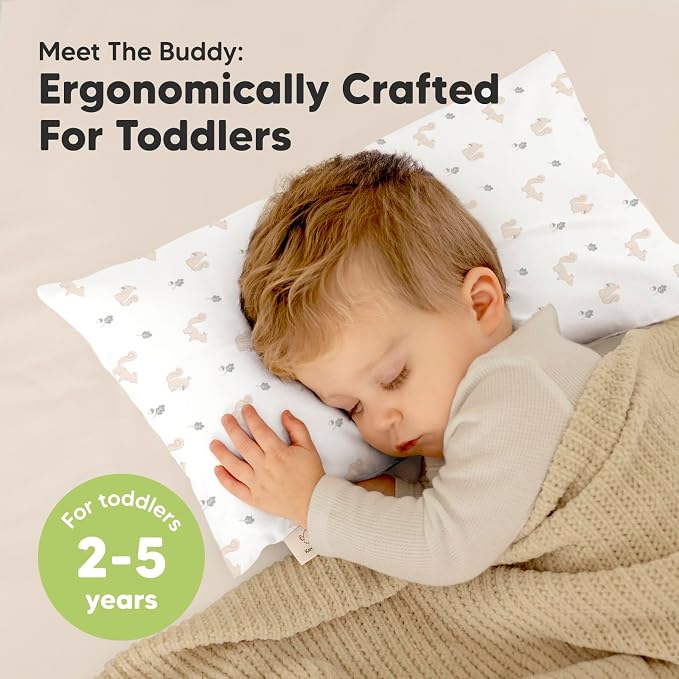 Toddler Pillow with Pillowcase - Image 2