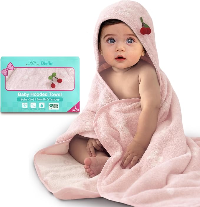 VOOVA & MOVAS Thick Baby Hooded Bath Towel by VOOVAMOVAS