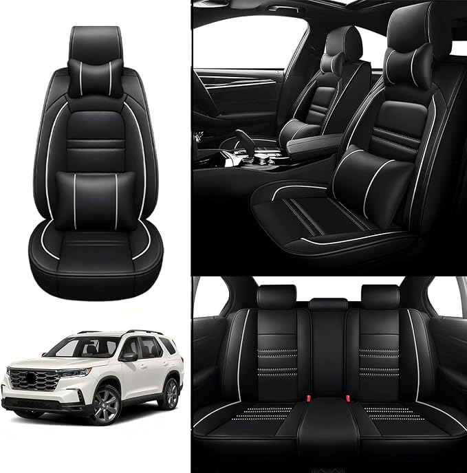 Car Seat Covers for Honda Pilot 2003-2025 | 5-Seats Seat Covers, Waterproof - Image 2