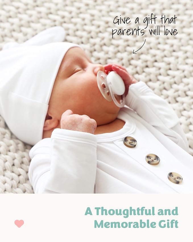 Caden Lane Newborn Knotted Gown - Image 7