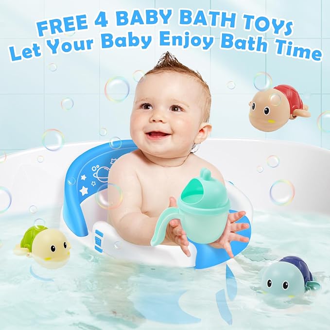 Baby Bath Seat for Babies 6 Months & up, Baby Bath Seat, Non-Slip Toddler Bath - Image 5