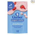 Gerber Stage 3 Baby Food Snacks, Strawberry Yogurt Melts, Freeze Dried Yogurt by Gerber