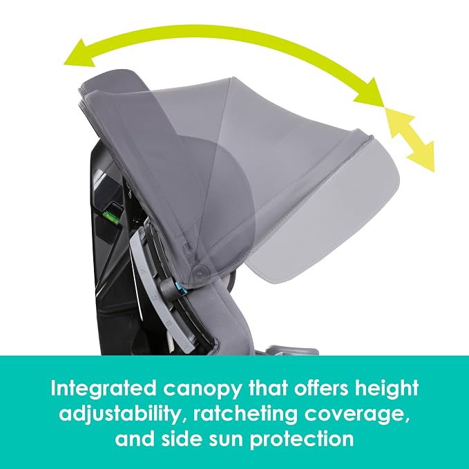 Baby Trend Cover Me 4-in-1 Convertible Car Seat, Desert Pink - Image 5