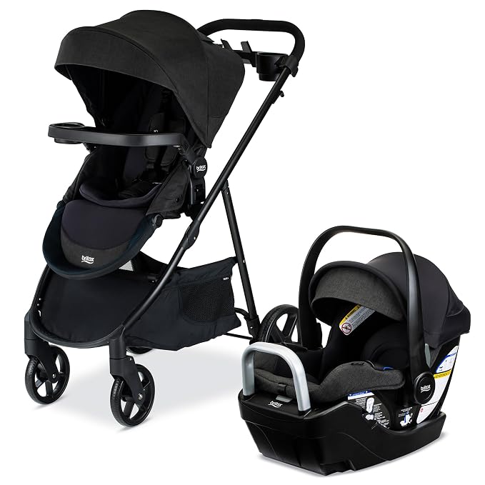 Britax Willow Brook S+ Travel System, Infant Car Seat and Stroller Combo - Image 8