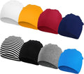 DRESHOW BQUBO 8 Pack Unisex Baby Beanie Hat Infant Toddler Kid Hats Baby Soft by DRESHOW